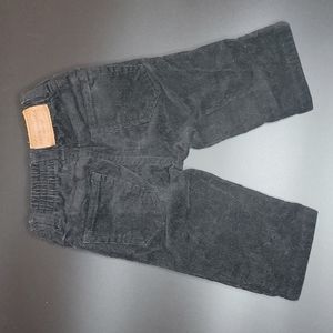 Janie and Jack black corduroy pants 3-6 months